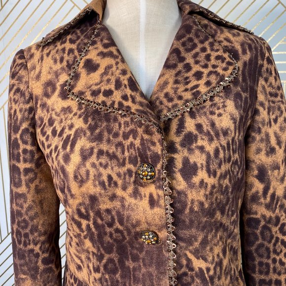 Joseph Ribkoff Leopard Print Blazer - Picture 3 of 8